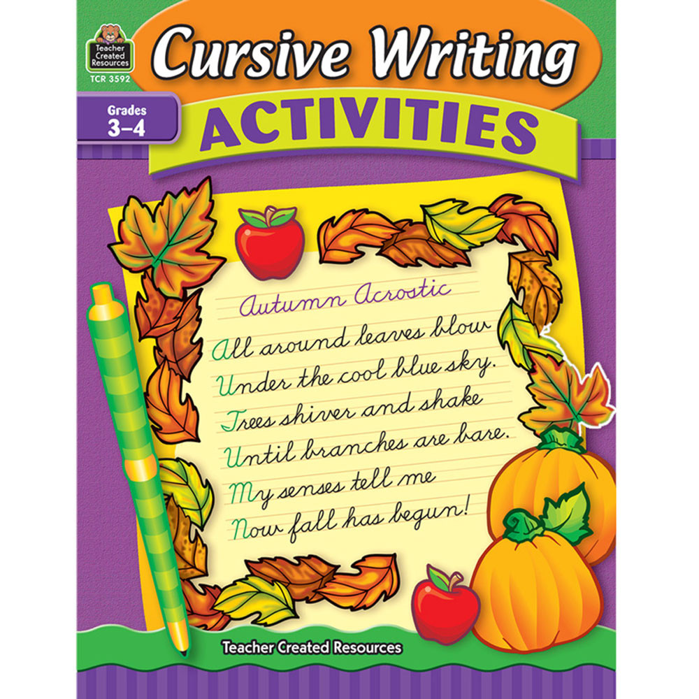 TCR3592 - Cursive Writing Activities in Handwriting Skills