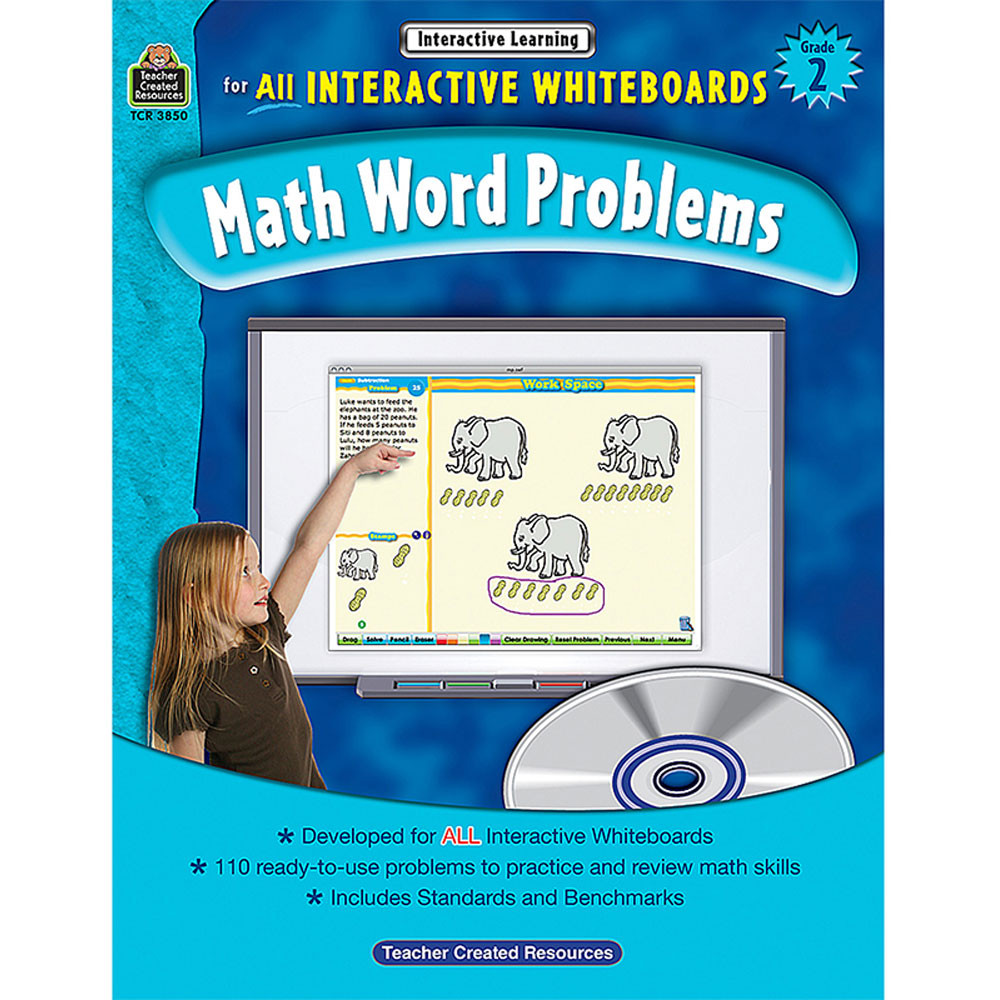 TCR3850 - Interactive Learning Gr 2 Math Word Problems in Math