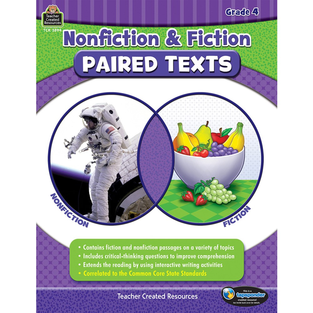 TCR3894 - Nonfiction Fiction Paired Texts Gr4 in Comprehension