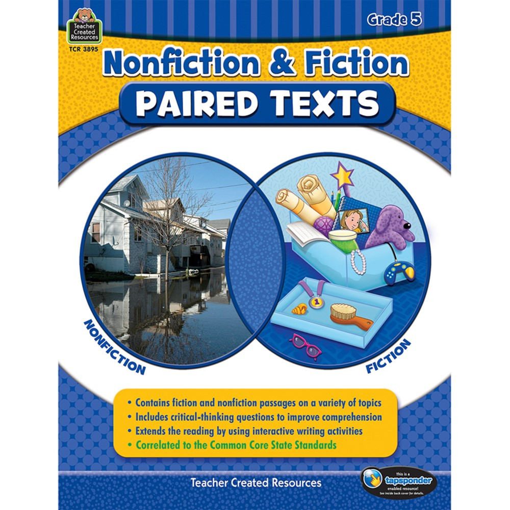 TCR3895 - Nonfiction Fiction Paired Texts Gr5 in Comprehension
