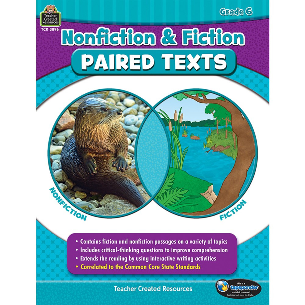 TCR3896 - Nonfiction Fiction Paired Texts Gr6 in Comprehension