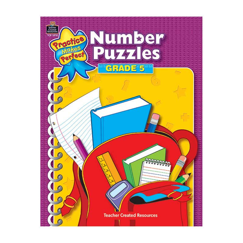 TCR3910 - Number Puzzles Gr 5 in Numeration