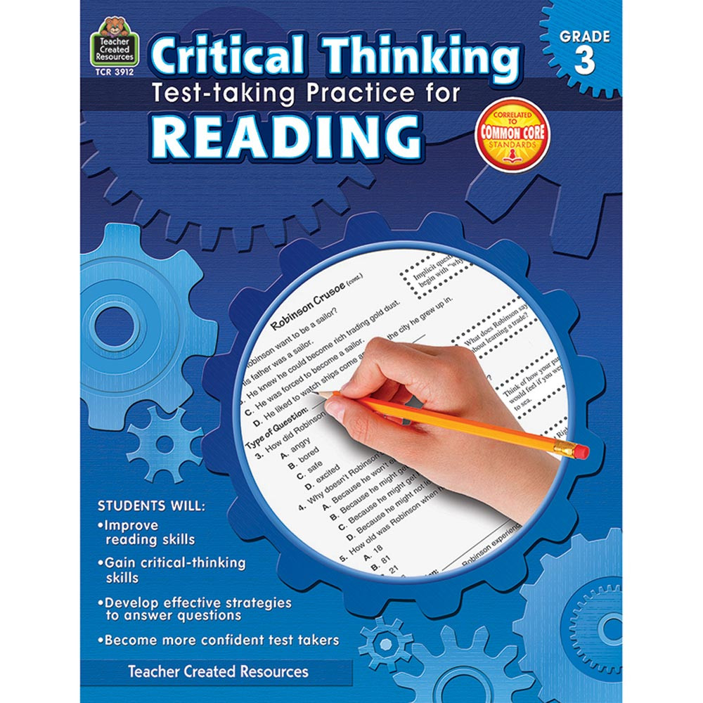 TCR3912 - Gr 3 Critical Thinking Test Taking Practice For Reading in Language Arts