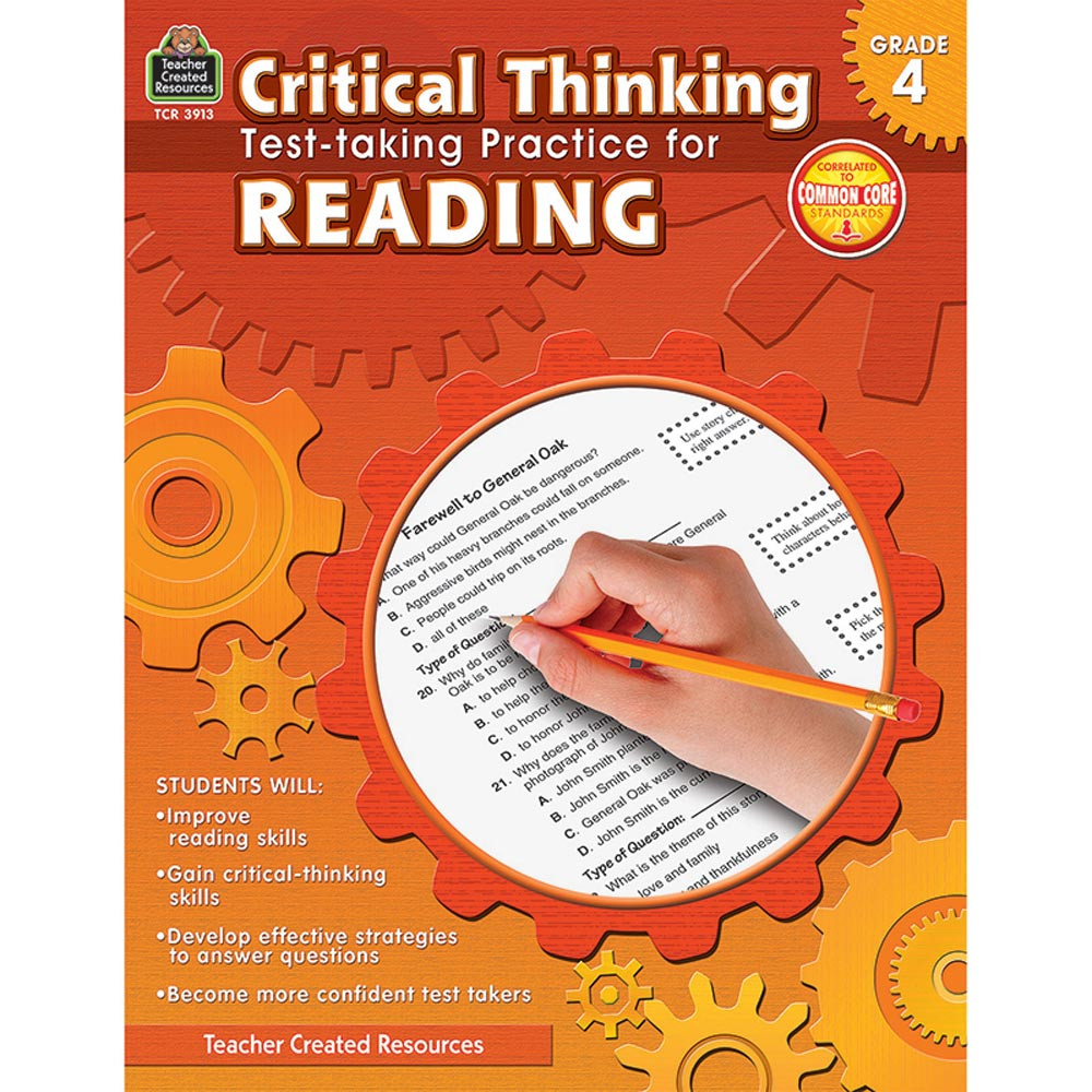 TCR3913 - Gr 4 Critical Thinking Test Taking Practice For Reading in Language Arts