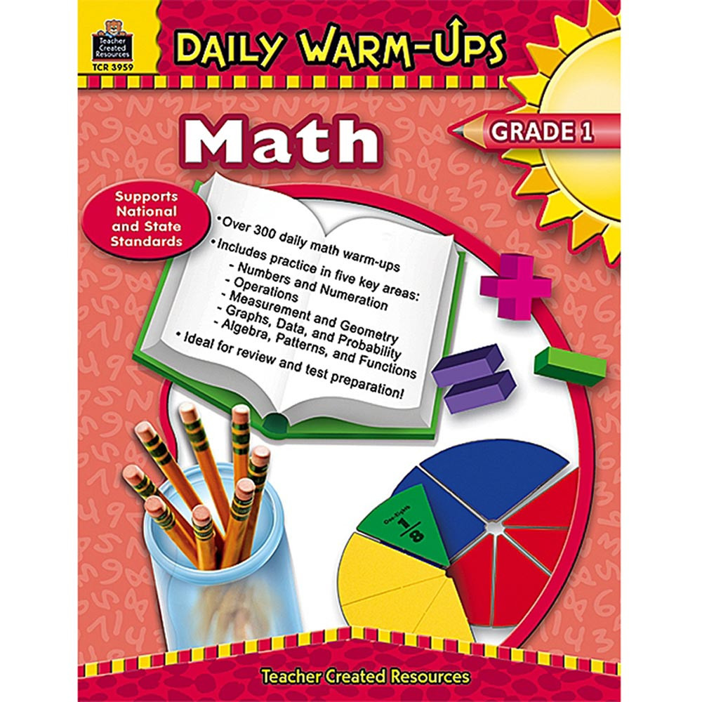 TCR3959 - Daily Warm-Ups Math Gr 1 in Activity Books