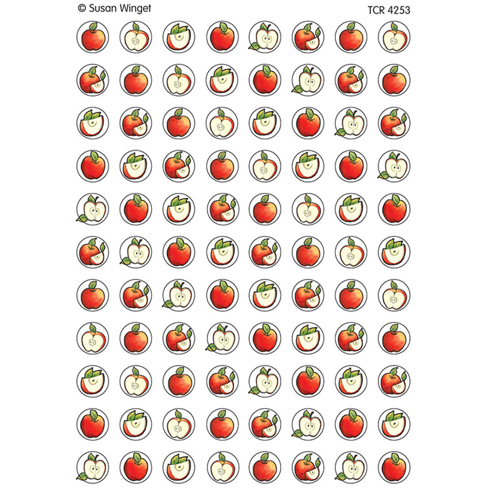 TCR4253 - Susan Winget Apples Mini Stickers in Stickers