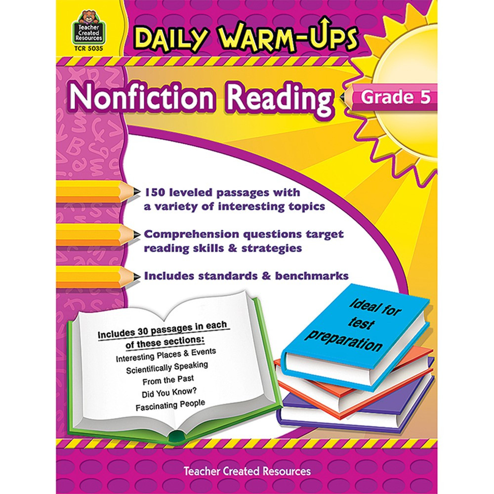TCR5035 - Daily Warm Ups Gr 5 Nonfiction Reading in Reading Skills