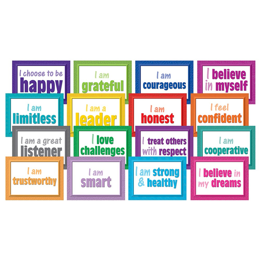 TCR5099 - Positive Posters Bulletin Board Set in Motivational
