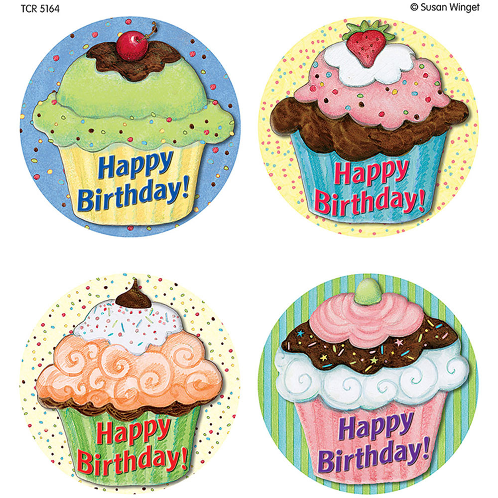 TCR5164 - Susan Winget Cupcakes Wear Em Badges in Badges