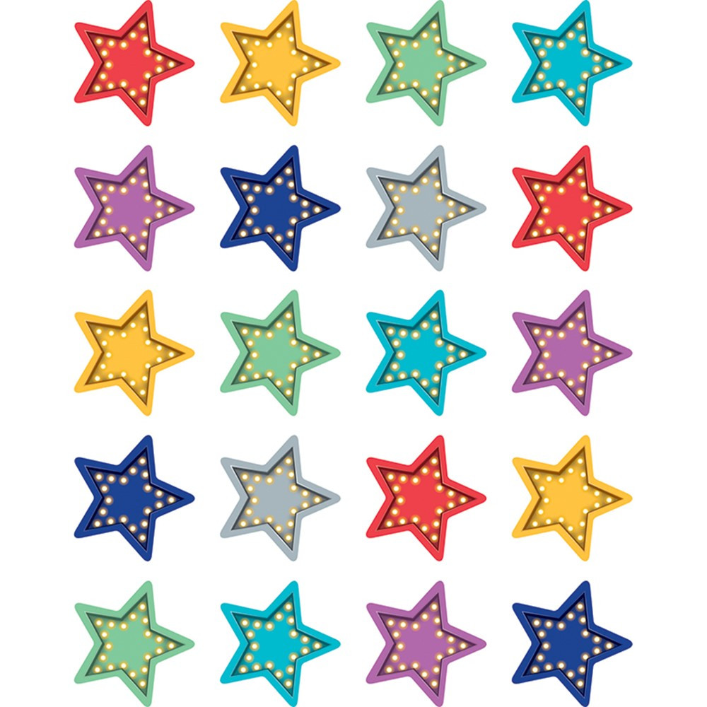 TCR5480 - Marquee Stars Stickers in Stickers