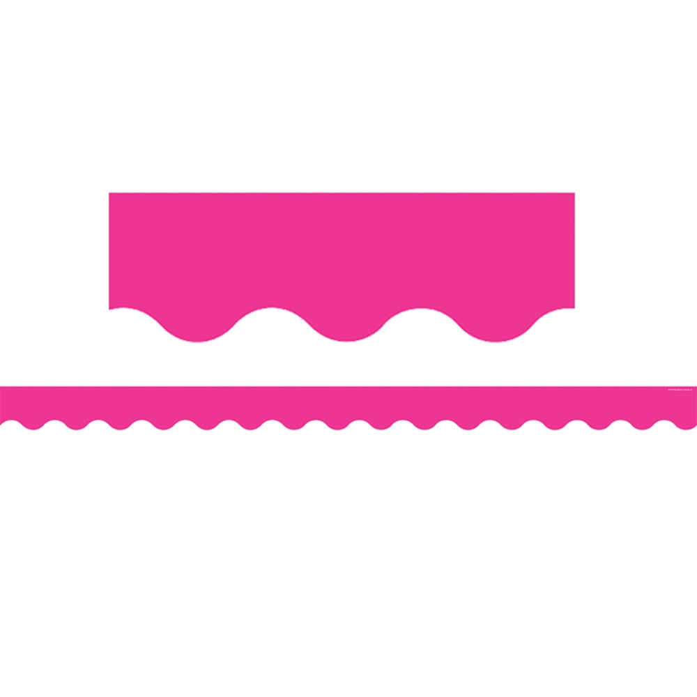 TCR5582 - Hot Pink Scalloped Border Trim in Border/trimmer