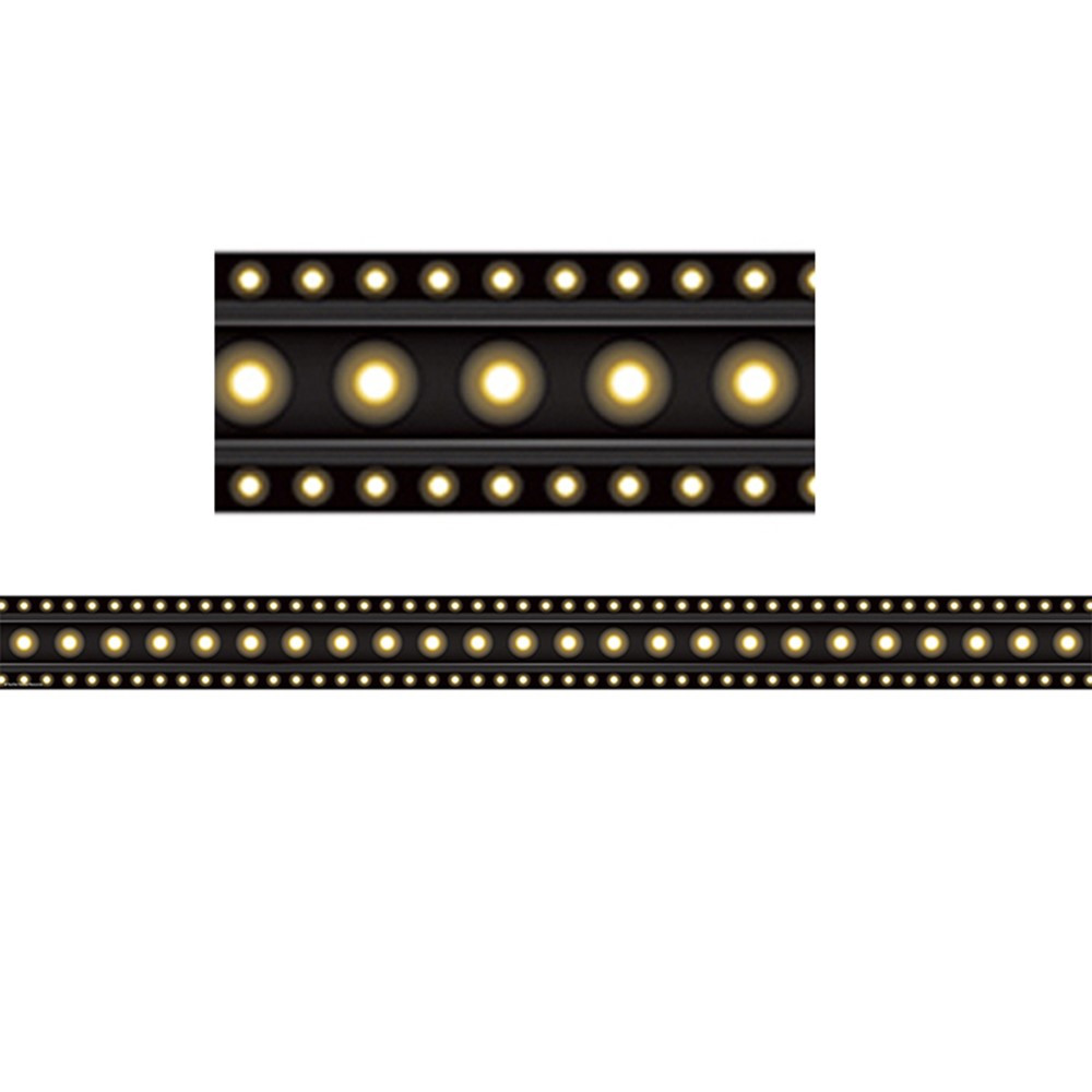 TCR5613 - Black Marquee Straight Border Trim in Border/trimmer