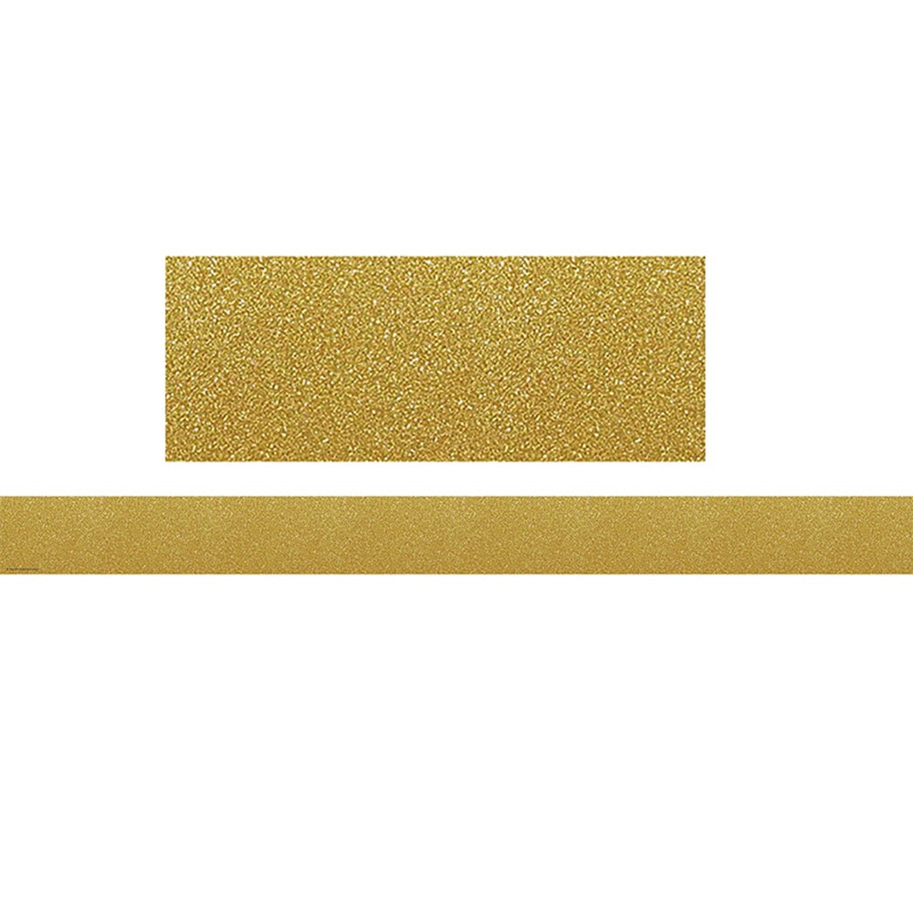 TCR5627 - Confetti Gold Straight Border Trim in Border/trimmer
