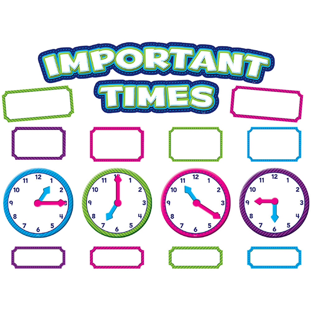 TCR5785 - Important Times Mini Bulletin Board Set in Miscellaneous