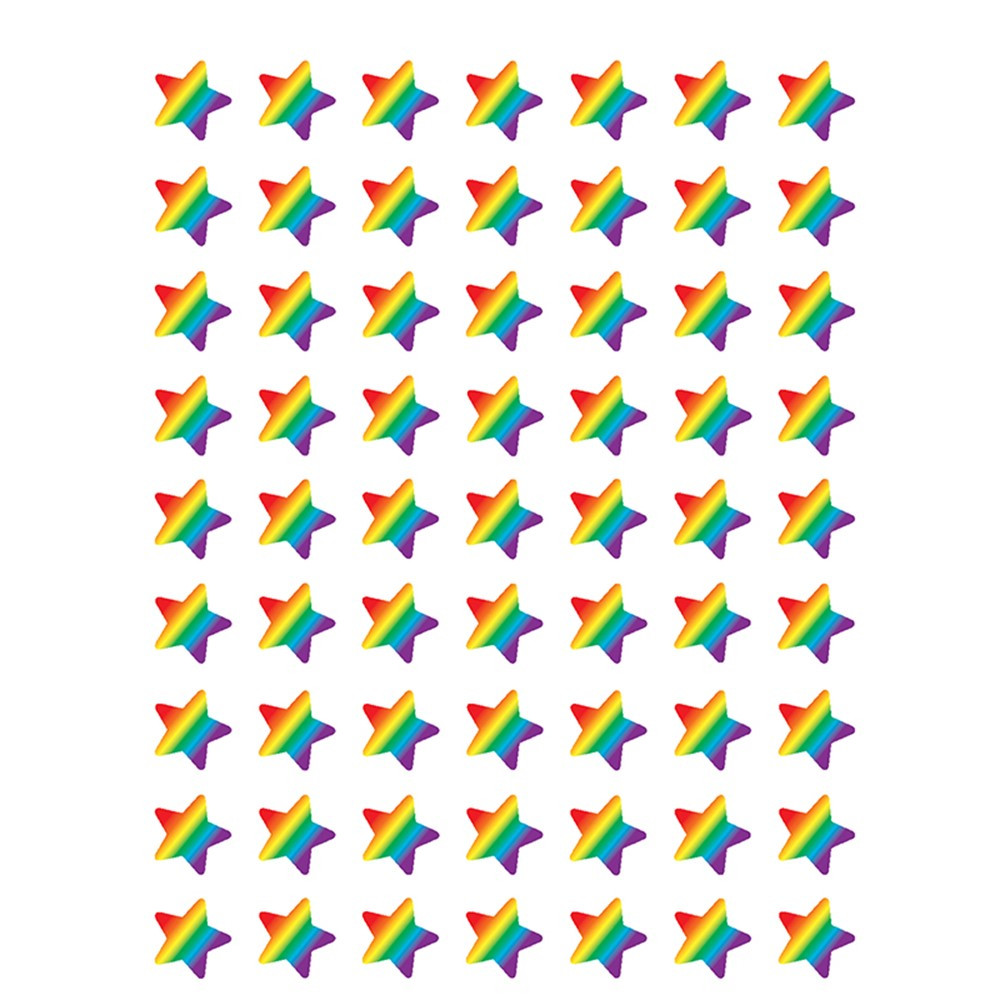Rainbow Stars Mini Stickers - TCR5798 | Teacher Created Resources