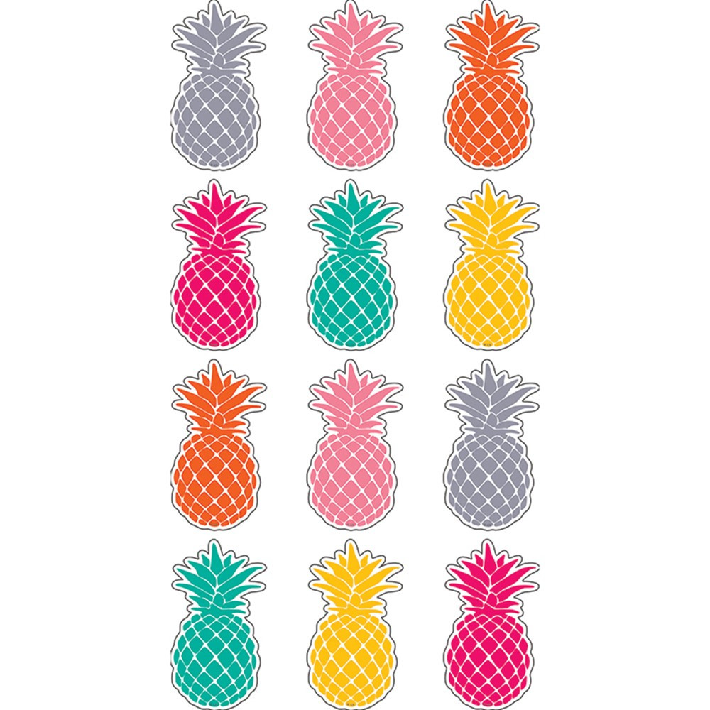 TCR5862 - Tropical Punch Pineapples Mini Accents in Accents