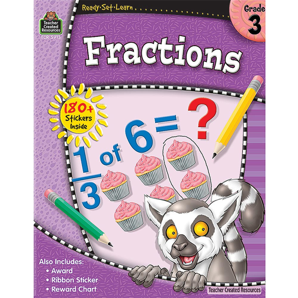 TCR5913 - Ready Set Learn  Fractions Gr 3 in Fractions & Decimals