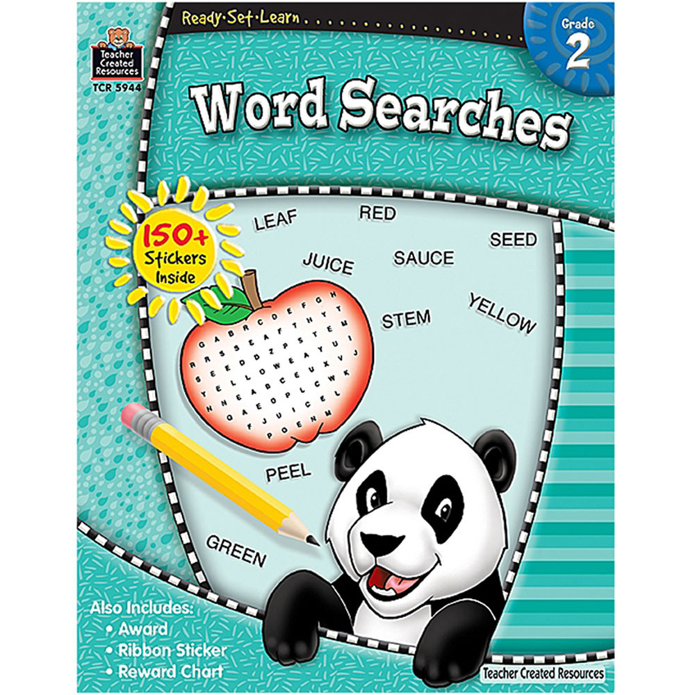 TCR5944 - Ready Set Learn Word Searches Gr 2 in Sight Words