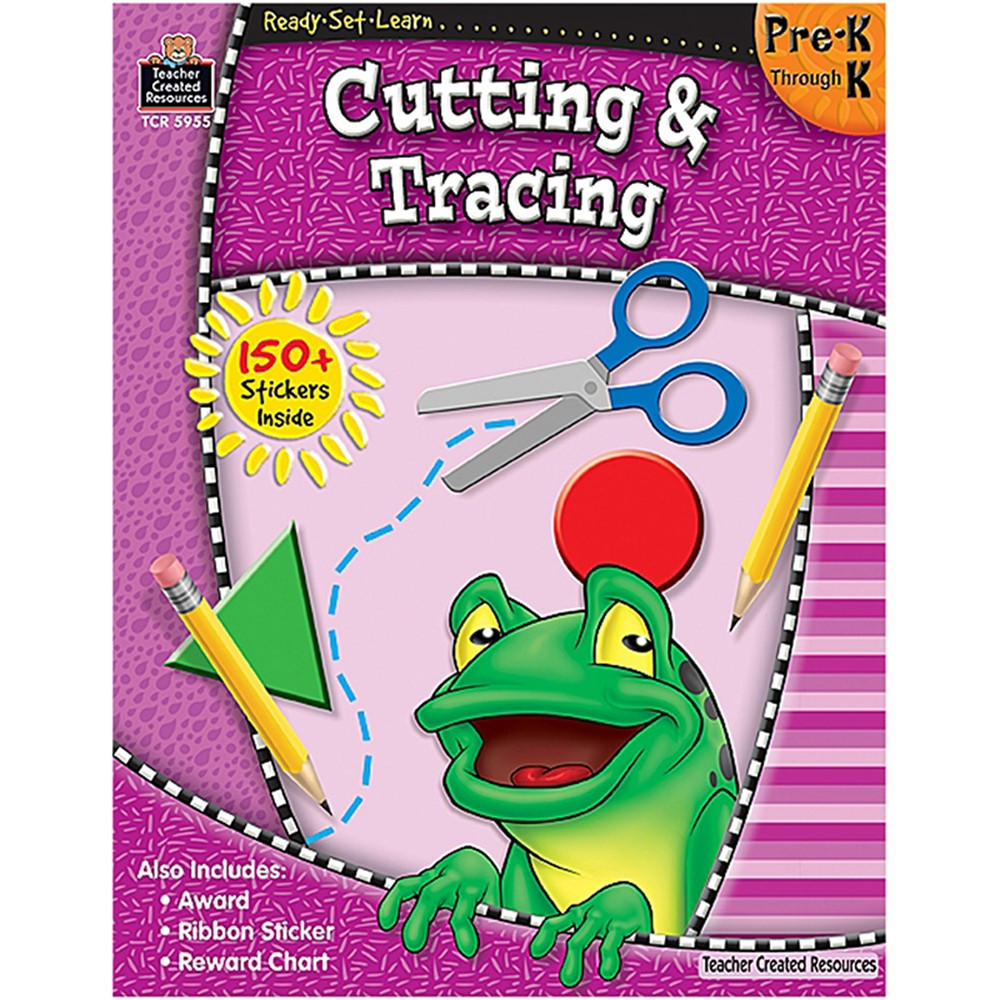 TCR5955 - Ready Set Learn Cutting & Tracing Gr Pk-K in Tracing