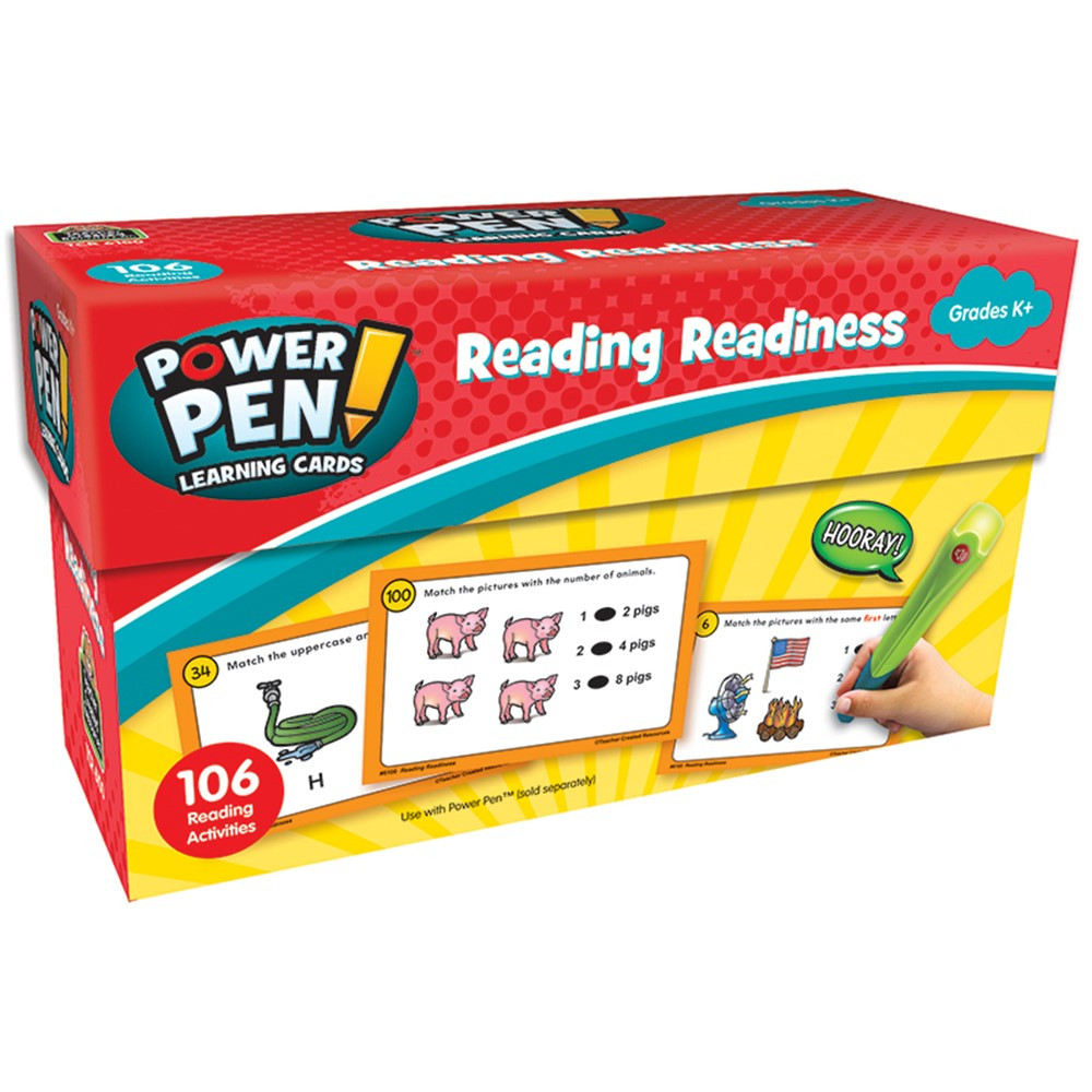 TCR6100 - Power Pen Learning Cards Reading Readiness in Reading Skills