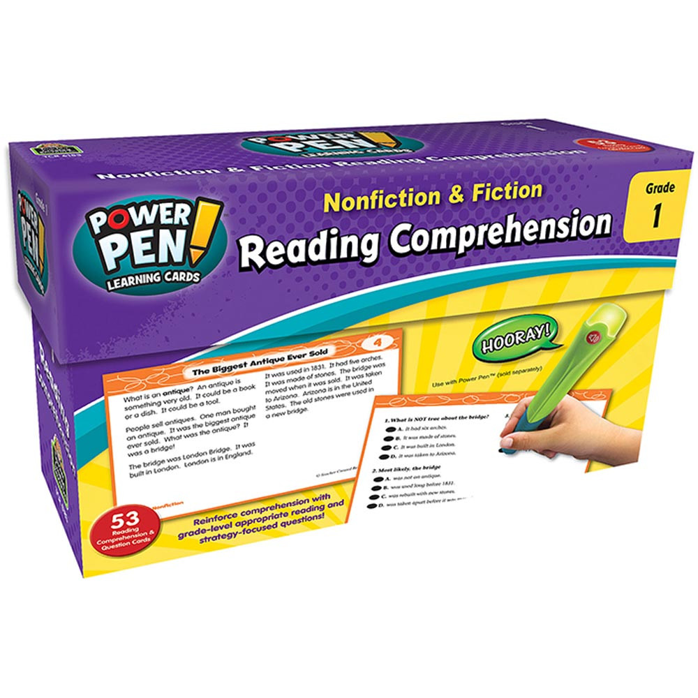 TCR6183 - Nonfiction & Fiction Gr 1 Reading Comprehension Cards in Comprehension