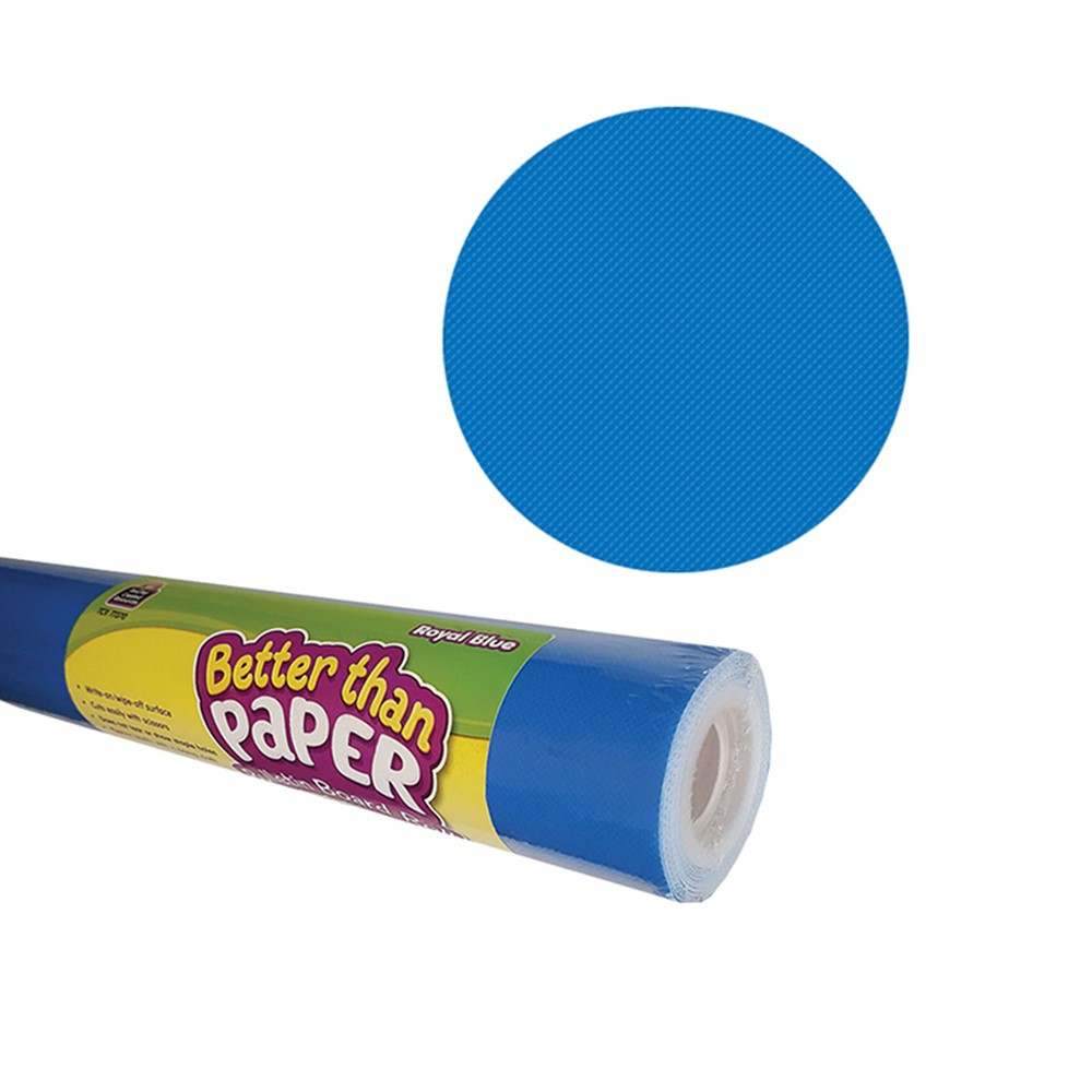 TCR6335 - Royal Blue Better Than Paper 4/Ct in Bulletin Board & Kraft Rolls