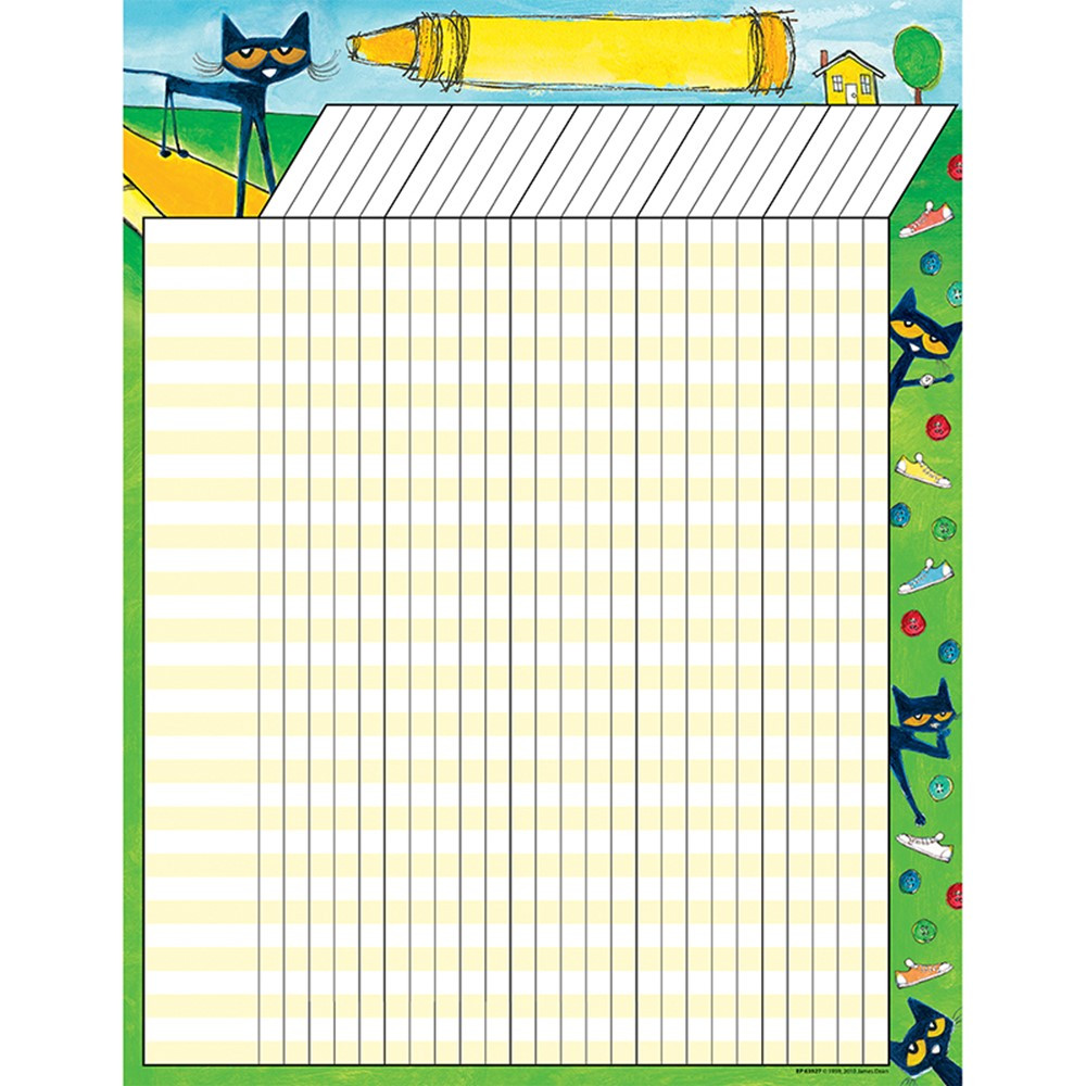 TCR63927 - Pete The Cat Incentive Chart in Incentive Charts