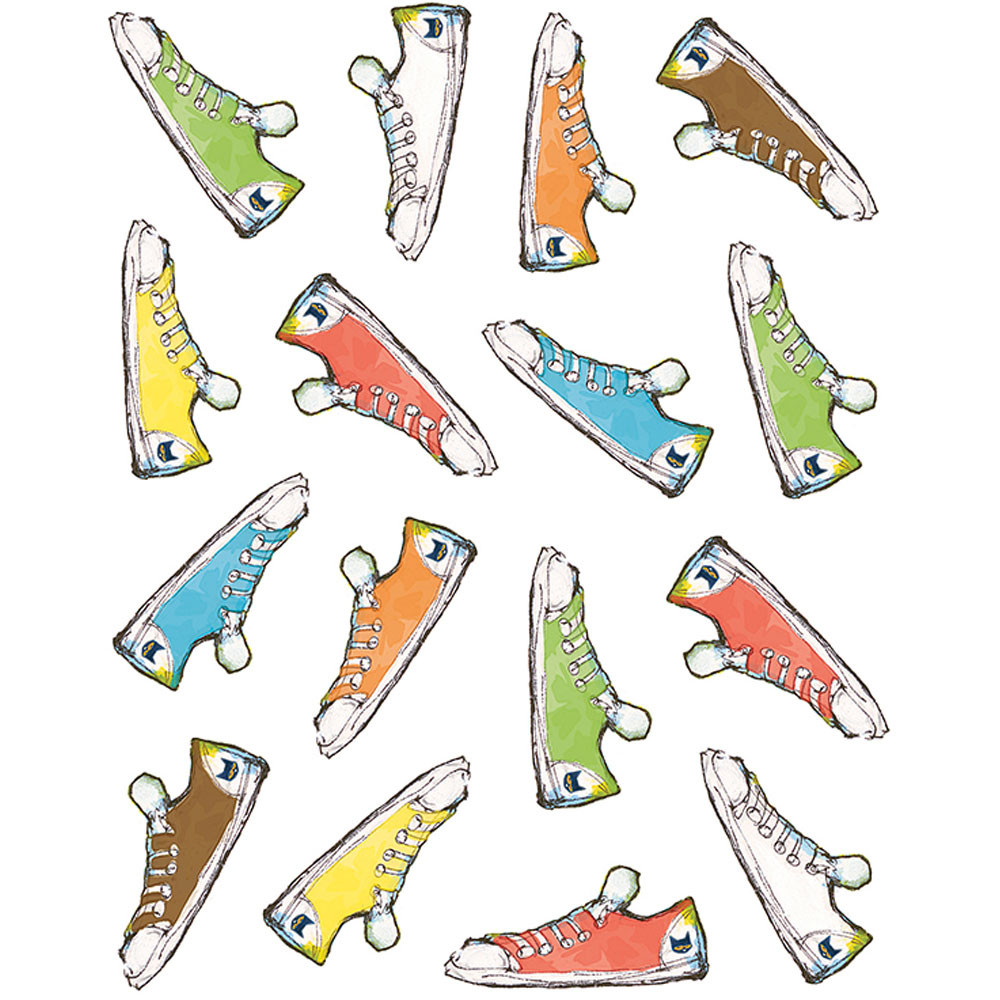 TCR63936 - Pete The Cat Groovy Shoes Stickers in Stickers
