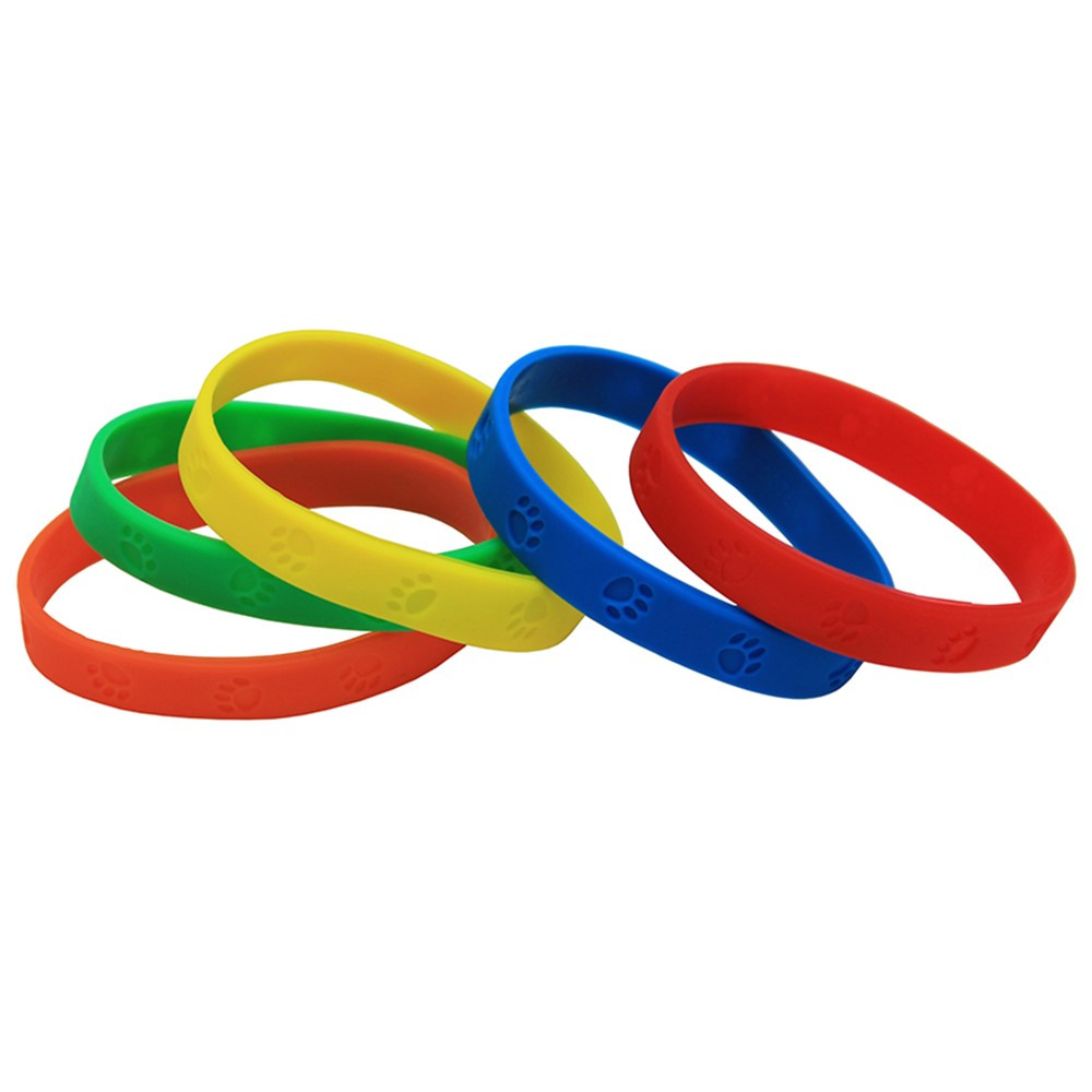 TCR6552 - Paw Prints Wristbands in Novelty