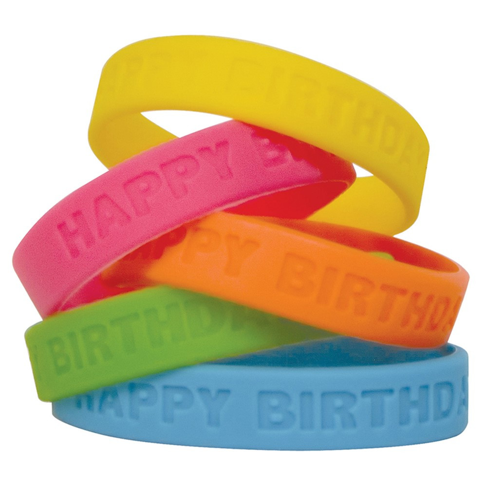 TCR6574 - Happy Birthday 2 Wristbands in Novelty