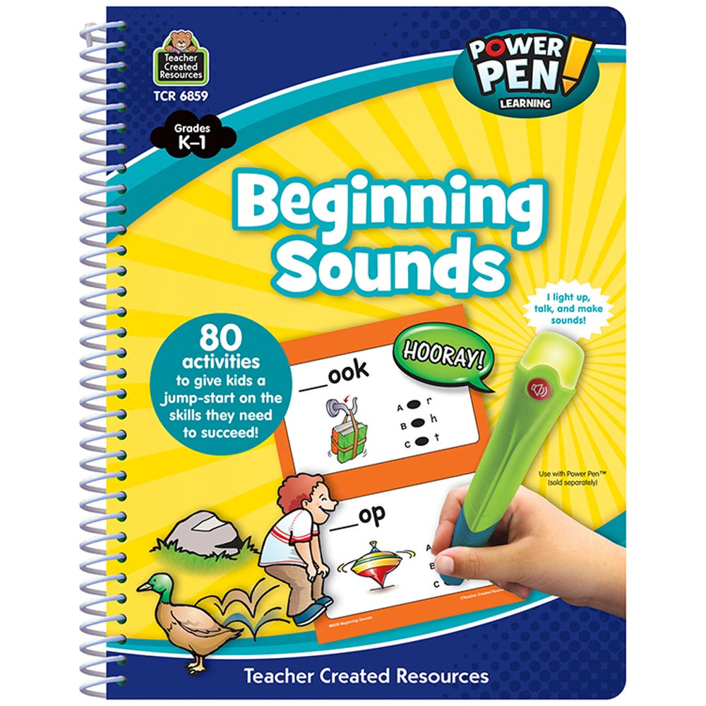TCR6859 - Power Pen Learning Book Beginning Sounds in Phonics