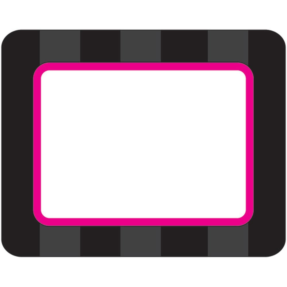 TCR70166 - Black Sassy Labels in Name Tags