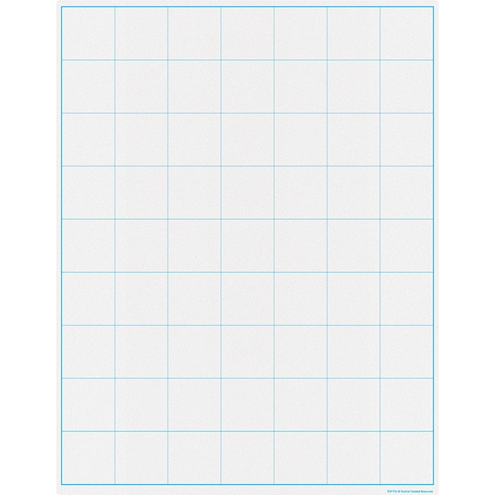 Teacher Created Resources Graphing Grid Large Squares Write-On/Wipe-Off Chart