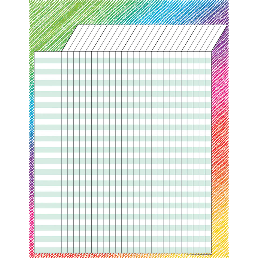 TCR7526 - Colorful Scribble Incentive Chart in Incentive Charts