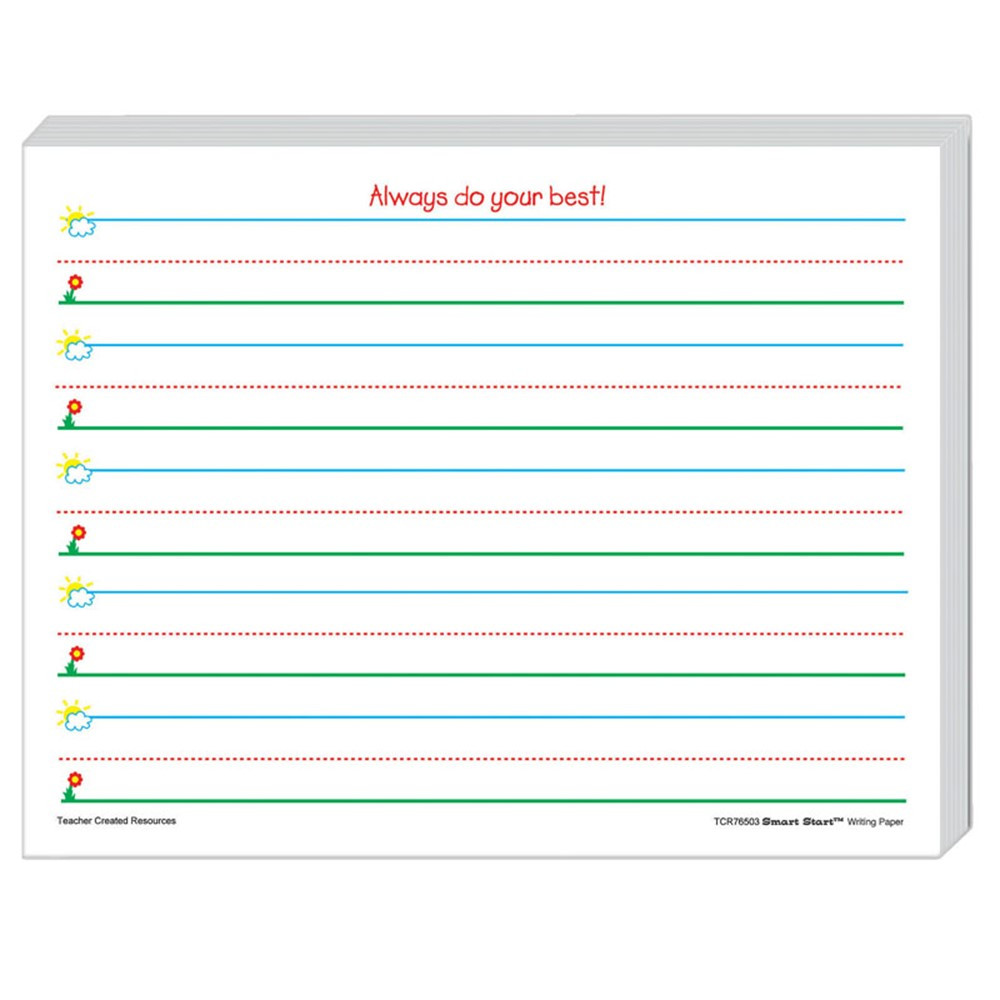 TCR76503 - Smart Start K-1 Writing Paper 360 Sheets in Handwriting Paper