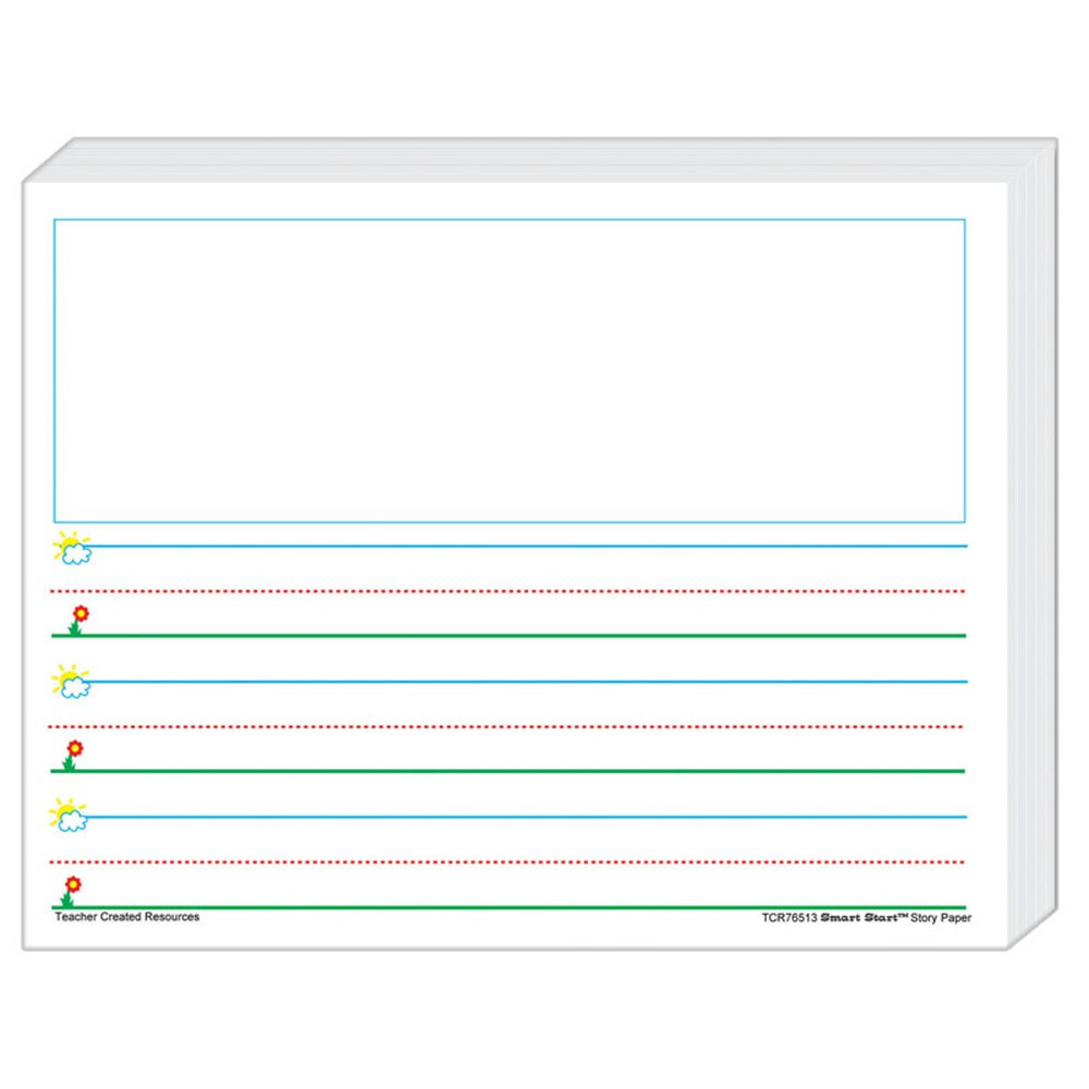 TCR76513 - Smart Start K-1 Story Paper 360 Sheets in Handwriting Paper