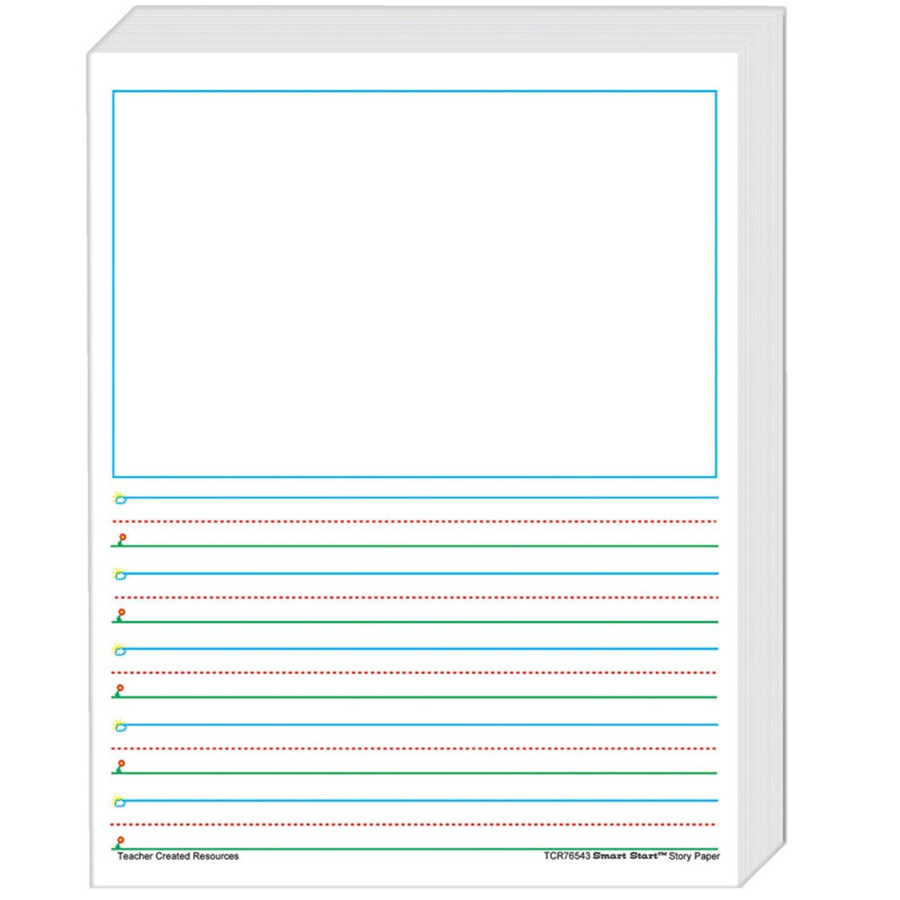 TCR76543 - Smart Start 1-2 Story Paper 360 Sheets in Handwriting Paper