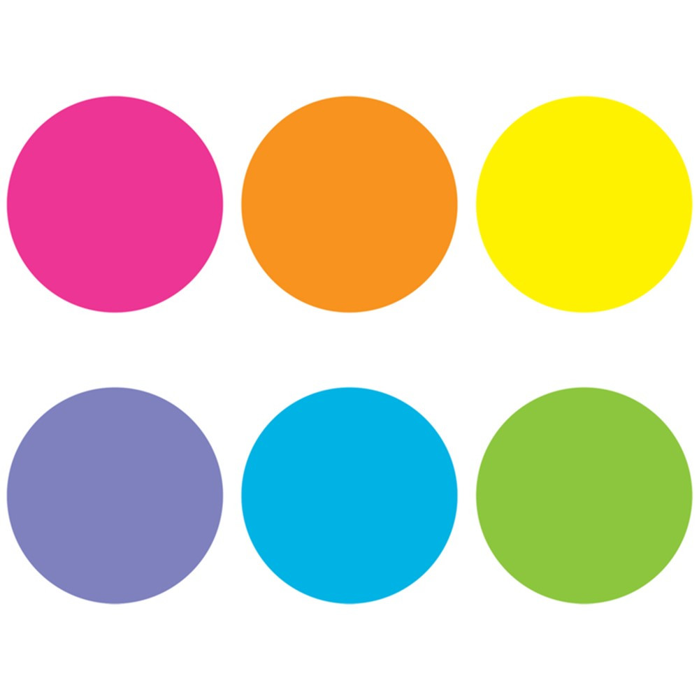 Spot On Bright Circles Carpet Markers, 7 - TCR77000 | Teacher Created Resources | Classroom Management"