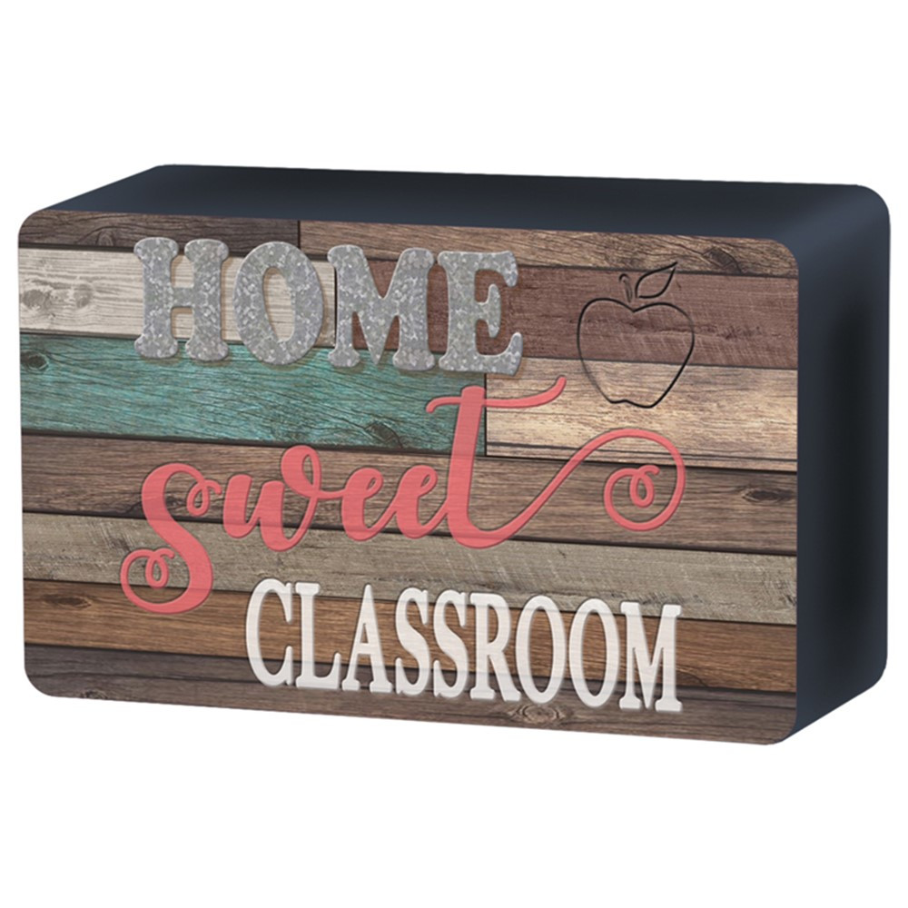 Home Sweet Classroom Magnetic Whiteboard Eraser - TCR77008 | Teacher Created Resources | Erasers