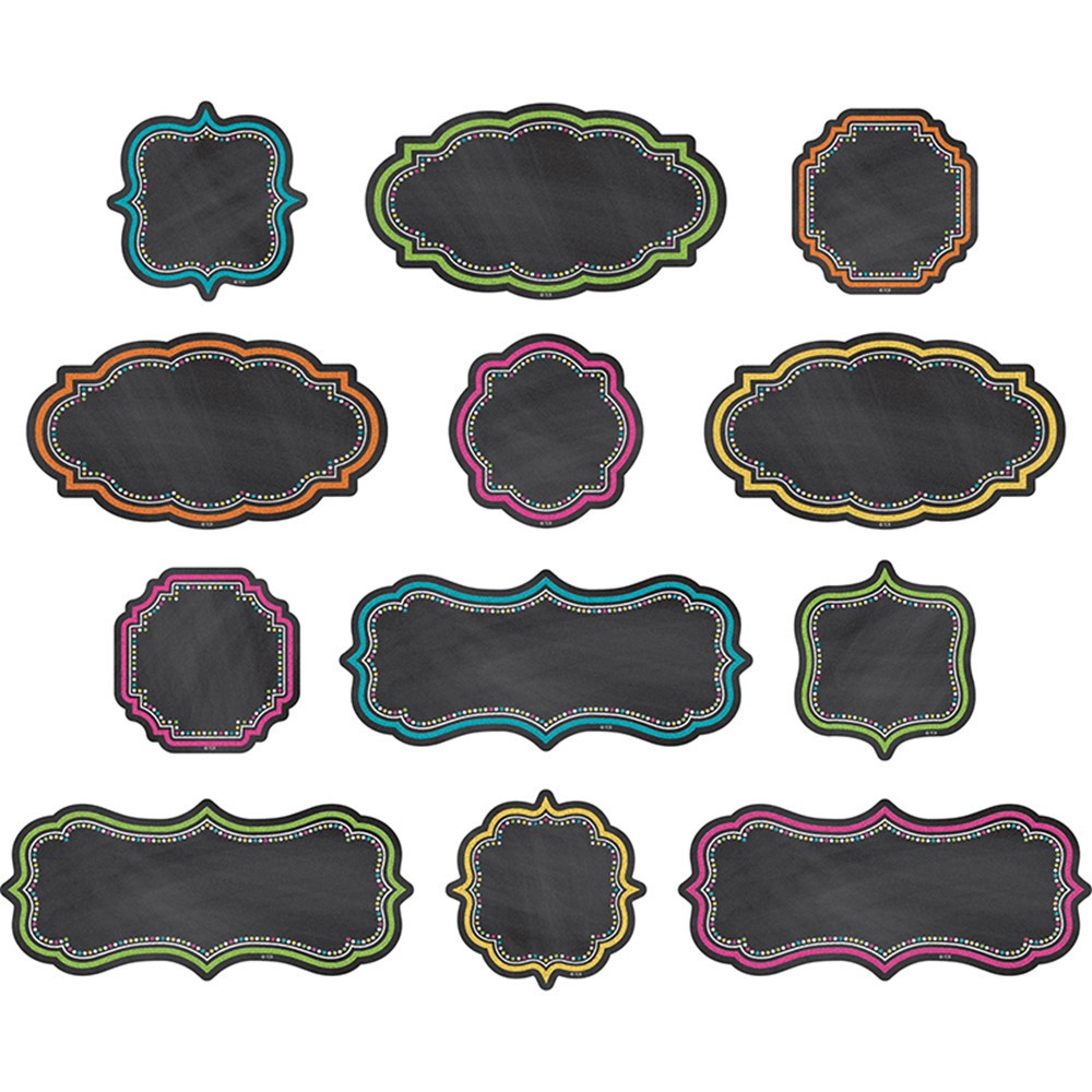 TCR77320 - Clingy Thingies Accents Chalkboard Brights in Accents