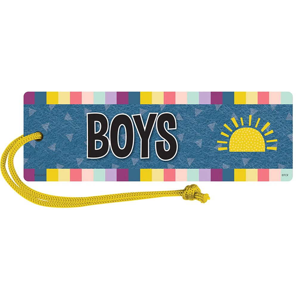 Oh Happy Day Magnetic Boys Pass - TCR77519 | Teacher Created Resources | Hall Passes