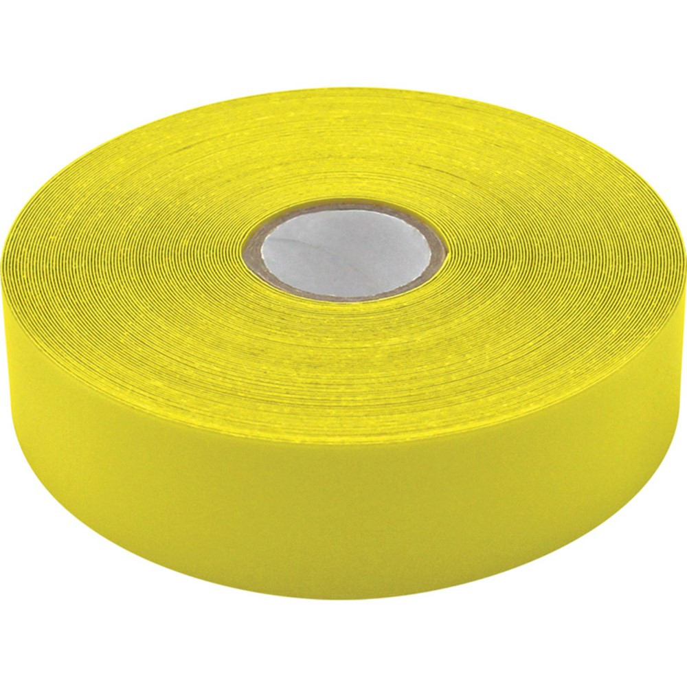 Spot On Floor Marker Yellow Strips, 1 x 50' Roll - TCR77545 | Teacher Created Resources | Classroom Management"