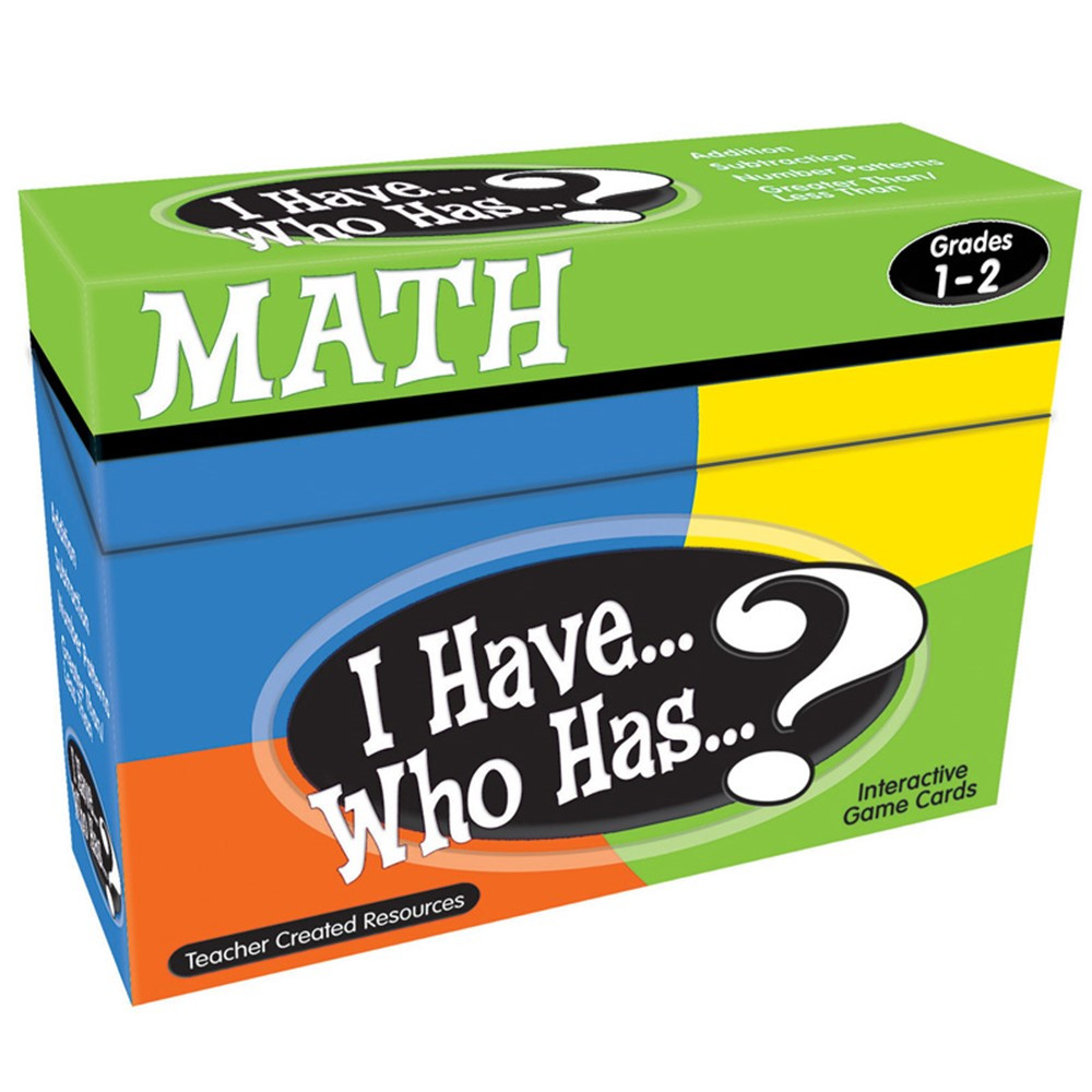 TCR7817 - I Have Who Has Math Games Gr 1-2 in Math