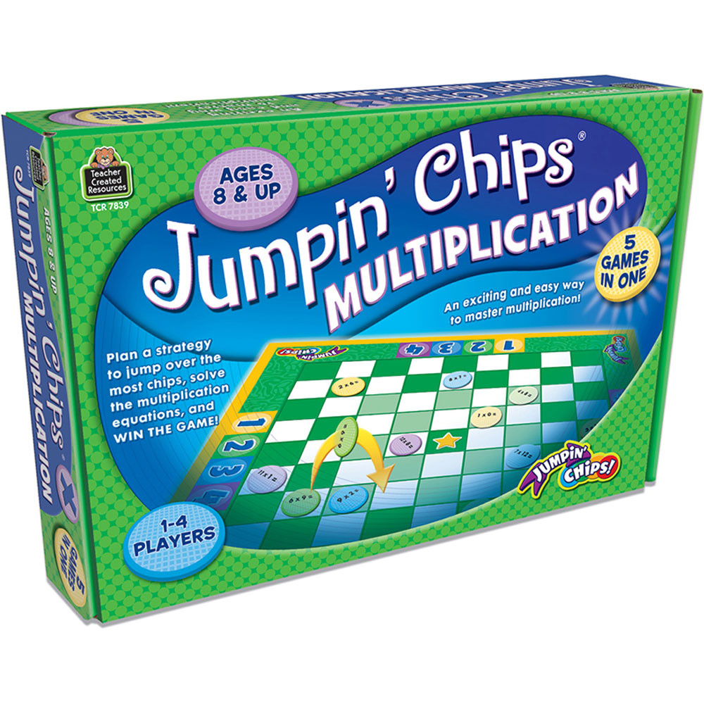 TCR7839 - Jumpin Chips Multiplication in Multiplication & Division