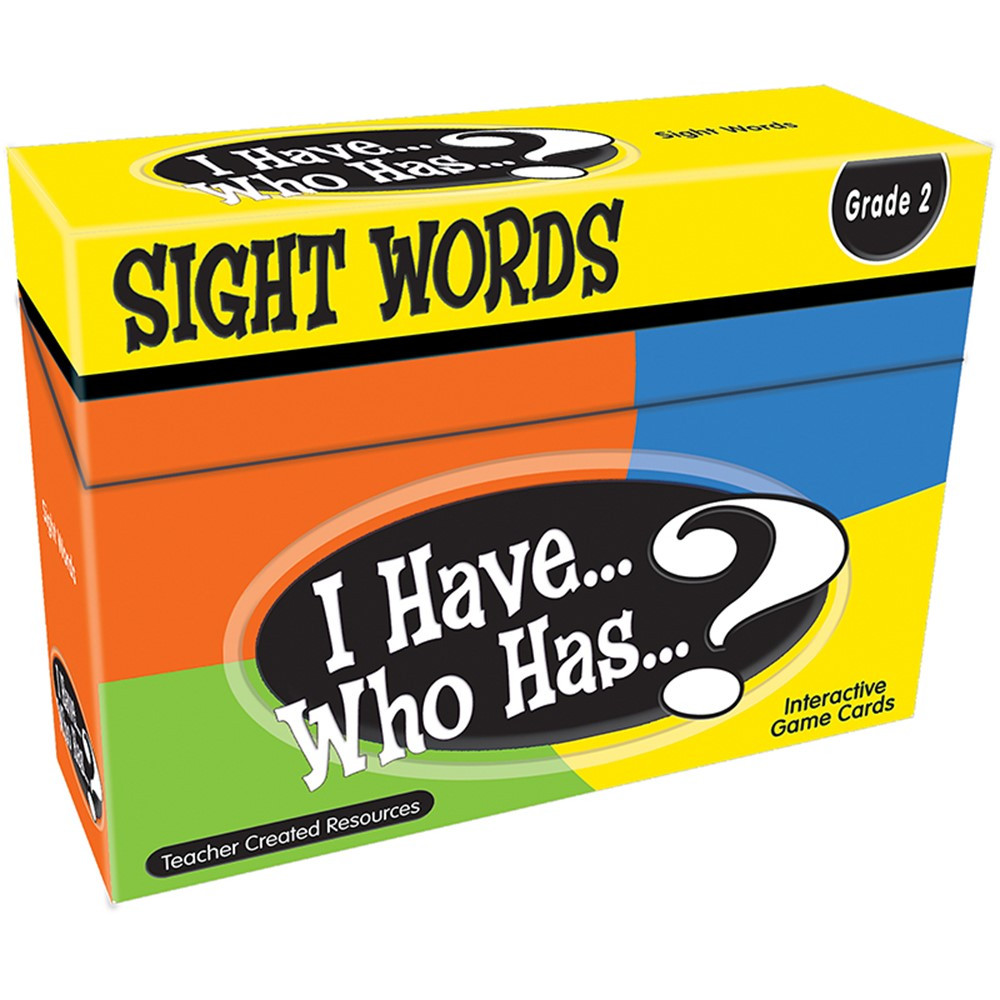 TCR7870 - I Have Who Has Gr 2 Sight Words Games in Language Arts