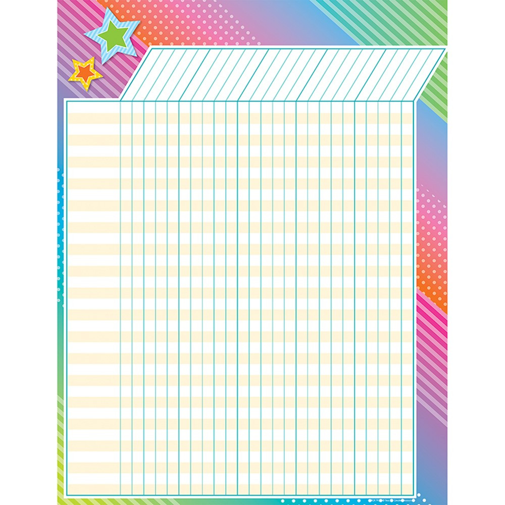 TCR7935 - Colorful Vibes Incentive Charts in Classroom Theme