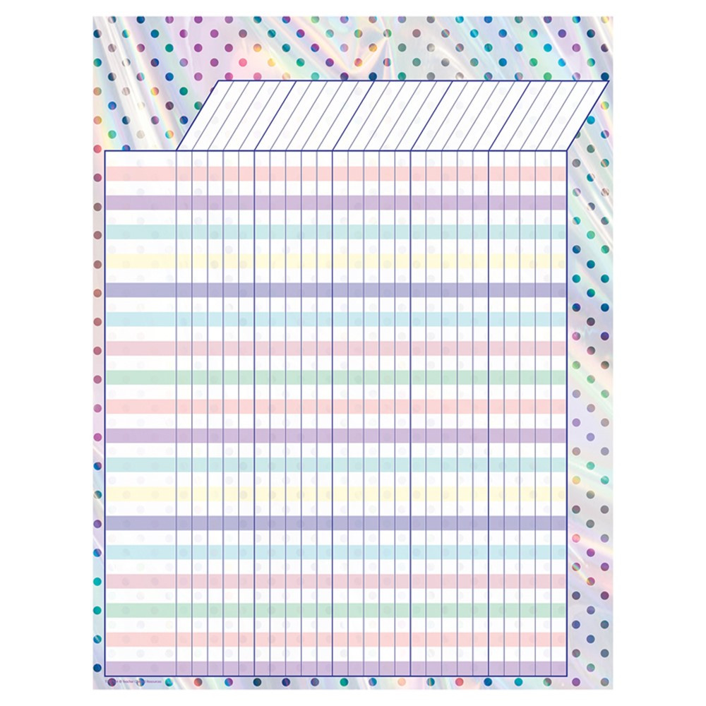 Iridescent Incentive Chart - TCR7944 | Teacher Created Resources | Incentive Charts