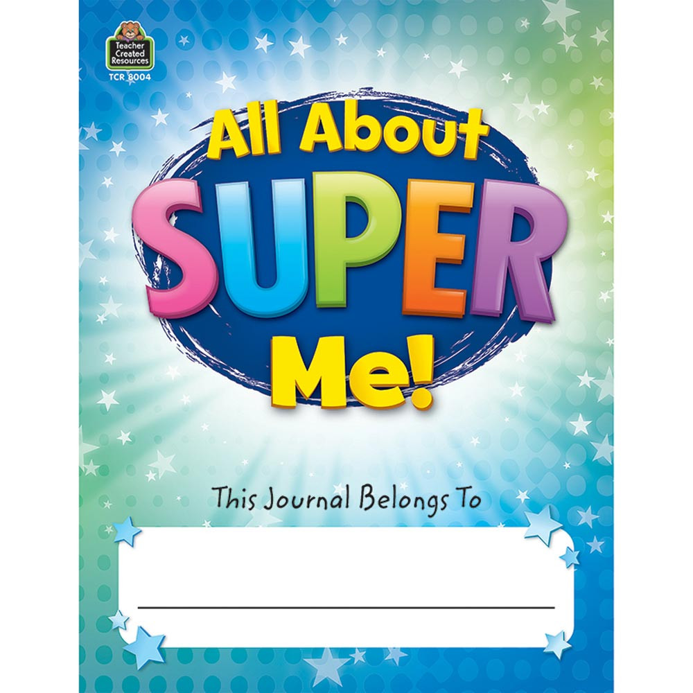 TCR8004 - All About Super Me Journal in Handwriting Paper
