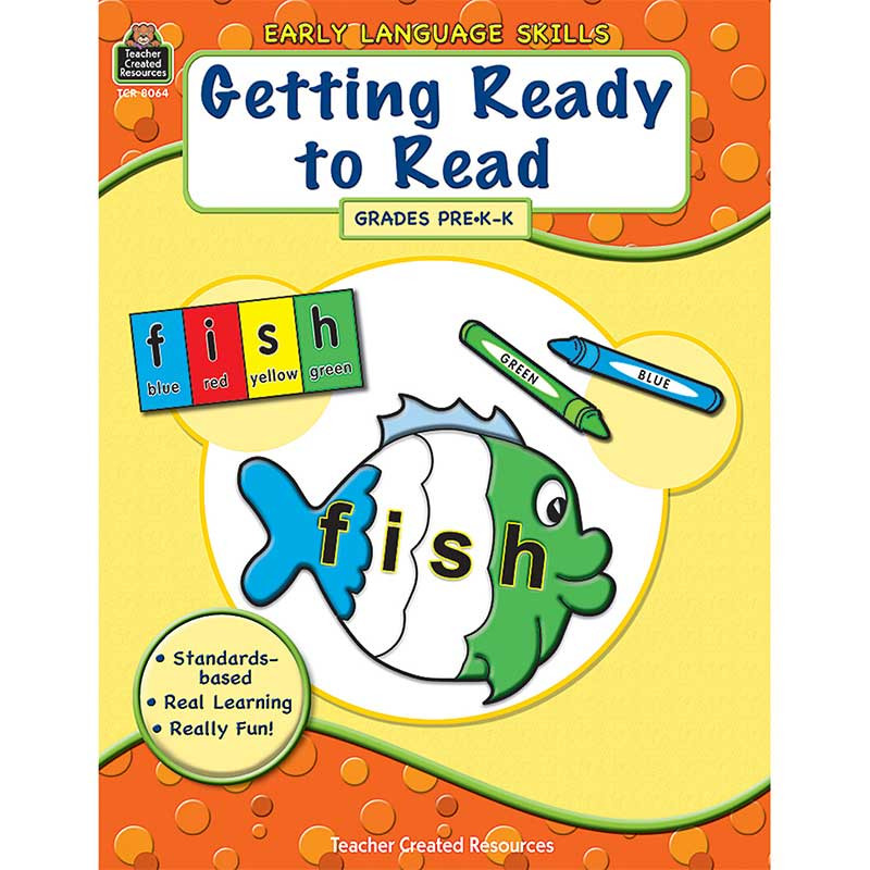 TCR8064 - Early Language Skills Getting Ready To Read Gr Pk-K in Reading Skills