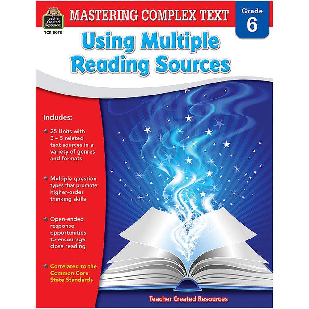 TCR8070 - Mastering Complex Text Gr 6 in Comprehension